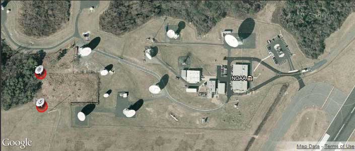 image: Google Satellite image of WCDAS