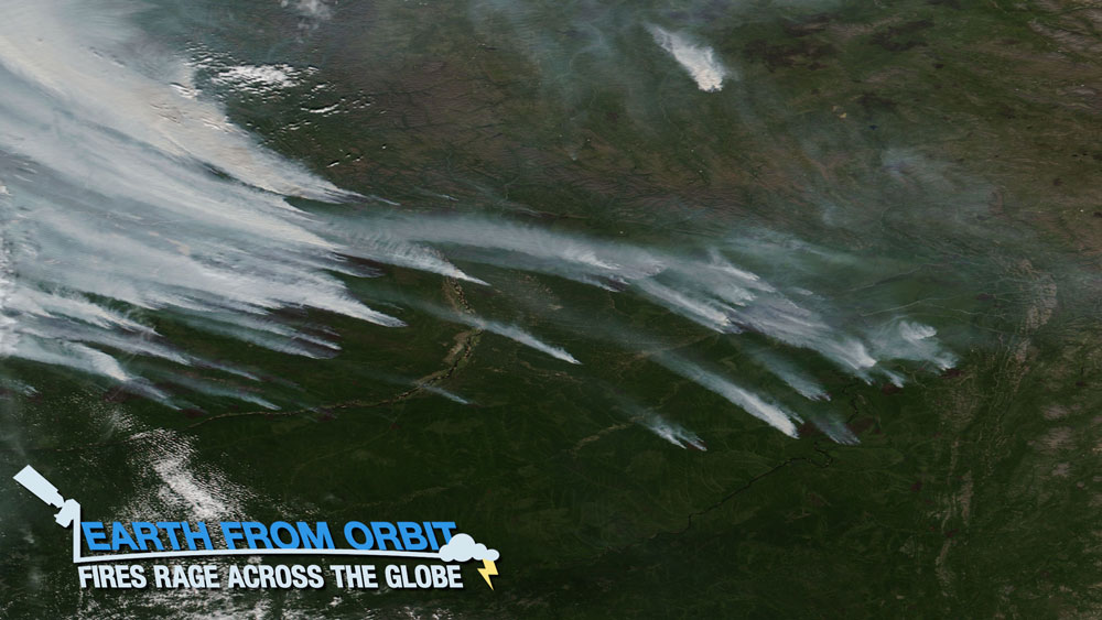 Earth from Orbit: Fires Rage Across the Globe