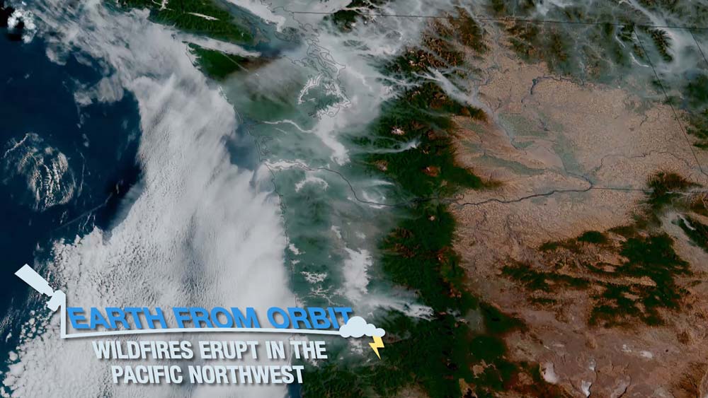 Wildfires Erupt in the Pacific Northwest 